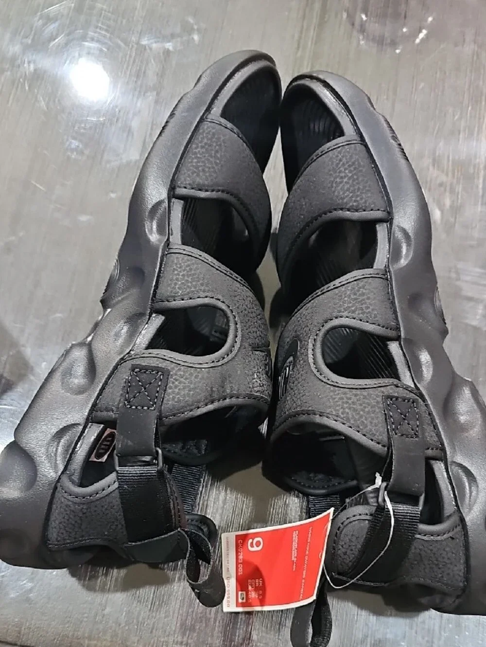 Nike Black Men’s Adjustable Strapped Slide Sandals